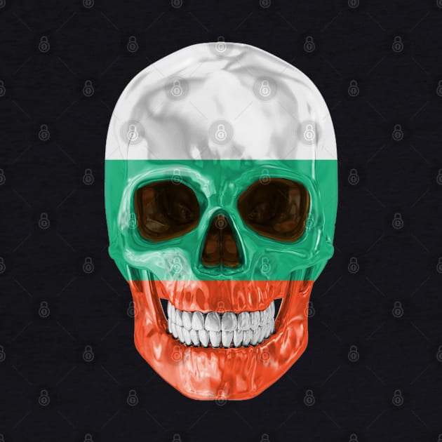 Bulgaria Flag Skull - Gift for Bulgarian With Roots From Bulgaria by Country Flags